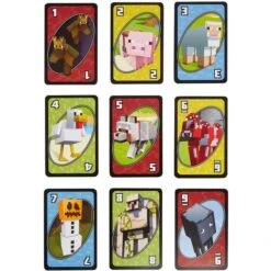 Mattel Games UNO Minecraft, Kartenspiel -Spielwarenladen Mattel Games UNO Minecraft Kartenspiel@@1888500 2