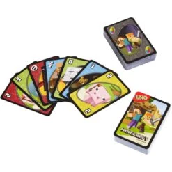 Mattel Games UNO Minecraft, Kartenspiel -Spielwarenladen Mattel Games UNO Minecraft Kartenspiel@@1888500 3