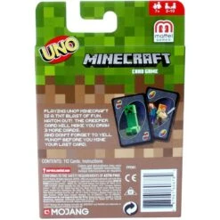 Mattel Games UNO Minecraft, Kartenspiel -Spielwarenladen Mattel Games UNO Minecraft Kartenspiel@@1888500 9