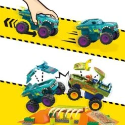 Mattel MEGA Hot Wheels Monster Trucks Mega-Wrex Knochen Crash Stuntbahn, Konstruktionsspielzeug -Spielwarenladen Mattel MEGA Hot Wheels Monster Trucks Mega Wrex Knochen Crash Stuntbahn Konstruktionsspielzeug@@1919358 2