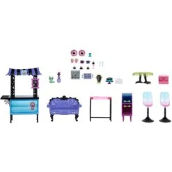 Mattel Monster High Café Schwarze Seele, Kulisse -Spielwarenladen Mattel Monster High Caf Schwarze Seele Kulisse@@1918895 1