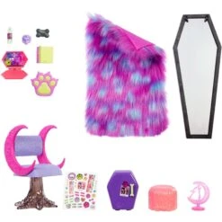 Mattel Monster High Clawdeen Wolfs Schlafzimmer, Kulisse -Spielwarenladen Mattel Monster High Clawdeen Wolfs Schlafzimmer Kulisse@@1918894 1