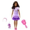 Mattel My First Barbie Brooklyn Mit Pudel (schwarze Haare), Puppe -Spielwarenladen Mattel My First Barbie Brooklyn mit Pudel schwarze Haare Puppe@@1888857