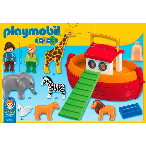 PLAYMOBIL 6765 1.2.3 Meine Mitnehm-Arche Noah, Konstruktionsspielzeug – Bild 2