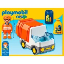 PLAYMOBIL 6774 1.2.3 Müllauto, Konstruktionsspielzeug -Spielwarenladen PLAYMOBIL 6774 1 2 3 M llauto Konstruktionsspielzeug@@1sspke06 1