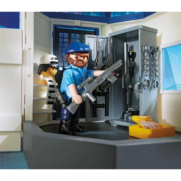 PLAYMOBIL 6872 City Action Polizei-Kommandozentrale Mit Gefängnis, Konstruktionsspielzeug – Bild 5