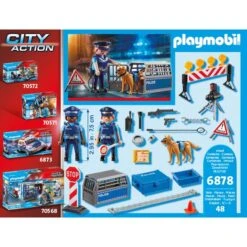 PLAYMOBIL 6878 City Action Polizei-Straßensperre, Konstruktionsspielzeug -Spielwarenladen PLAYMOBIL 6878 City Action Polizei Stra ensperre Konstruktionsspielzeug@@1249188 6