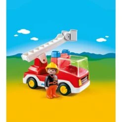 PLAYMOBIL 6967 1.2.3 Feuerwehrleiterfahrzeug, Konstruktionsspielzeug -Spielwarenladen PLAYMOBIL 6967 1 2 3 Feuerwehrleiterfahrzeug Konstruktionsspielzeug@@1sspke0s 1