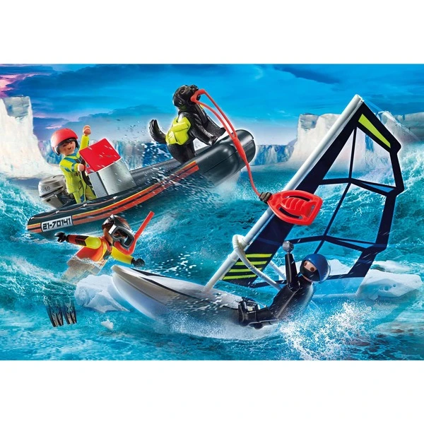 PLAYMOBIL 70141 City Action Seenot: Polarsegler-Rettung, Konstruktionsspielzeug 5 PLAYMOBIL 70141 City Action Seenot: Polarsegler-Rettung, Konstruktionsspielzeug – Bild 3