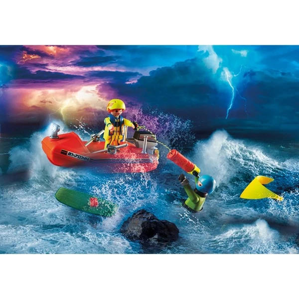 PLAYMOBIL 70144 City Action Seenot: Kitesurfer-Rettung Mit Boot, Konstruktionsspielzeug – Bild 5