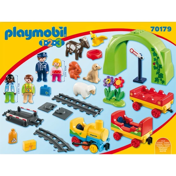 PLAYMOBIL 70179 1.2.3 Meine Erste Eisenbahn, Konstruktionsspielzeug 4 PLAYMOBIL 70179 1.2.3 Meine Erste Eisenbahn, Konstruktionsspielzeug – Bild 2