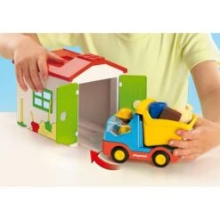 PLAYMOBIL 70184 1.2.3 LKW Mit Sortiergarage, Konstruktionsspielzeug -Spielwarenladen PLAYMOBIL 70184 1 2 3 LKW mit Sortiergarage Konstruktionsspielzeug@@1sspke1f 35