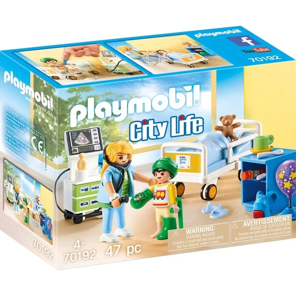 PLAYMOBIL 70192 City Life Kinderkrankenzimmer, Konstruktionsspielzeug 3 PLAYMOBIL 70192 City Life Kinderkrankenzimmer, Konstruktionsspielzeug