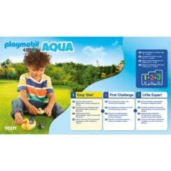 PLAYMOBIL 70271 1.2.3 AQUA Entenfamilie, Konstruktionsspielzeug -Spielwarenladen PLAYMOBIL 70271 1 2 3 AQUA Entenfamilie Konstruktionsspielzeug@@1sspke1t 3