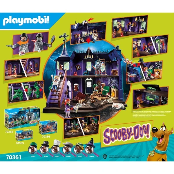 PLAYMOBIL 70361 SCOOBY-DOO! Abenteuer Im Geisterhaus, Konstruktionsspielzeug 14 PLAYMOBIL 70361 SCOOBY-DOO! Abenteuer Im Geisterhaus, Konstruktionsspielzeug – Bild 12
