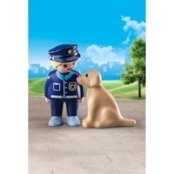 PLAYMOBIL 70408 1.2.3 Polizist Mit Hund, Konstruktionsspielzeug -Spielwarenladen PLAYMOBIL 70408 1 2 3 Polizist mit Hund Konstruktionsspielzeug@@1sspke25 1