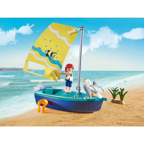 PLAYMOBIL 70438 Family Fun Segeljolle, Konstruktionsspielzeug 5 PLAYMOBIL 70438 Family Fun Segeljolle, Konstruktionsspielzeug – Bild 3