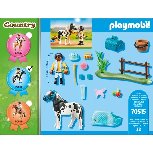 PLAYMOBIL 70515 Country Sammelpony "Lewitzer", Konstruktionsspielzeug 6 PLAYMOBIL 70515 Country Sammelpony "Lewitzer", Konstruktionsspielzeug – Bild 4