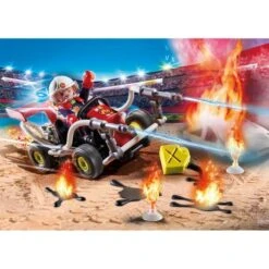 PLAYMOBIL 70554 Stuntshow Feuerwehrkart, Konstruktionsspielzeug -Spielwarenladen PLAYMOBIL 70554 Stuntshow Feuerwehrkart Konstruktionsspielzeug@@1680575 1