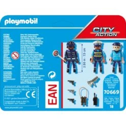 PLAYMOBIL 70669 City Action Figurenset Polizei, Konstruktionsspielzeug -Spielwarenladen PLAYMOBIL 70669 City Action Figurenset Polizei Konstruktionsspielzeug@@1680460 2