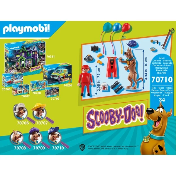 PLAYMOBIL 70710 SCOOBY-DOO! Abenteuer Mit Ghost Clown, Konstruktionsspielzeug 6 PLAYMOBIL 70710 SCOOBY-DOO! Abenteuer Mit Ghost Clown, Konstruktionsspielzeug – Bild 4