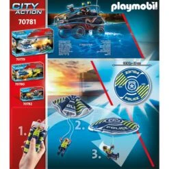 PLAYMOBIL 70781 City Action Polizei-Fallschirm: Verfolgung Des Amphibien-Fahrzeugs, Konstruktionsspielzeug 15 PLAYMOBIL 70781 City Action Polizei-Fallschirm: Verfolgung Des Amphibien-Fahrzeugs, Konstruktionsspielzeug -Spielwarenladen PLAYMOBIL 70781 City Action Polizei Fallschirm Verfolgung des Amphibien Fahrzeugs Konstruktionsspielzeug@@1802191 6