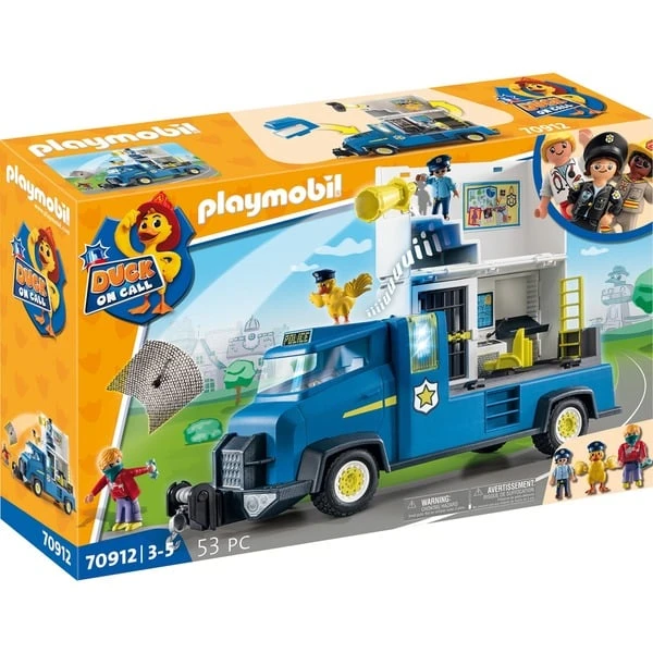PLAYMOBIL 70912 DUCK ON CALL Polizei Truck, Konstruktionsspielzeug 3 PLAYMOBIL 70912 DUCK ON CALL Polizei Truck, Konstruktionsspielzeug