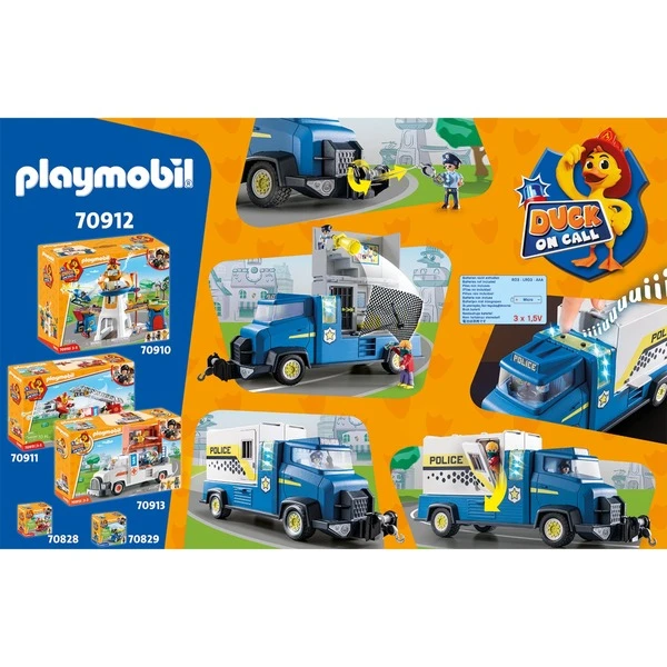 PLAYMOBIL 70912 DUCK ON CALL Polizei Truck, Konstruktionsspielzeug 11 PLAYMOBIL 70912 DUCK ON CALL Polizei Truck, Konstruktionsspielzeug – Bild 9