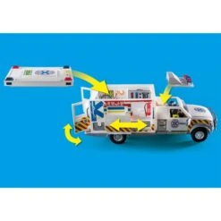 PLAYMOBIL 70936 City Action Rettungs-Fahrzeug: US Ambulance, Konstruktionsspielzeug -Spielwarenladen PLAYMOBIL 70936 City Action Rettungs Fahrzeug US Ambulance Konstruktionsspielzeug@@1802775 6