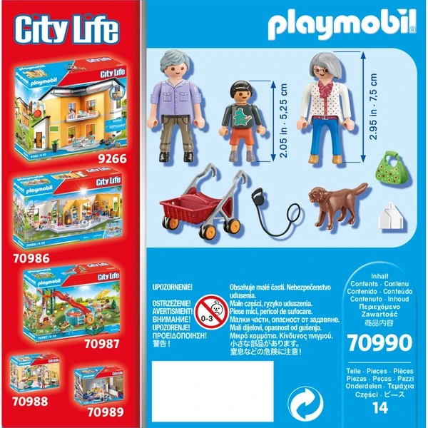 PLAYMOBIL 70990 City Life Großeltern Mit Enkel, Konstruktionsspielzeug 5 PLAYMOBIL 70990 City Life Großeltern Mit Enkel, Konstruktionsspielzeug – Bild 3