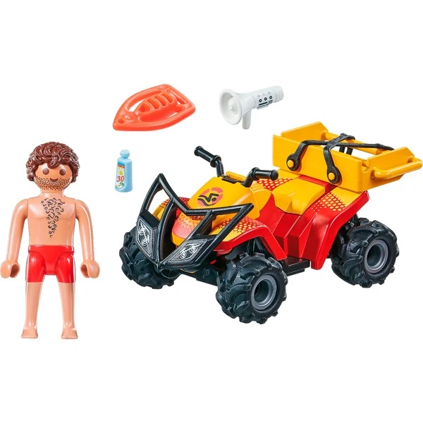 PLAYMOBIL 71040 Rettungsschwimmer-Quad, Konstruktionsspielzeug 4 PLAYMOBIL 71040 Rettungsschwimmer-Quad, Konstruktionsspielzeug – Bild 2
