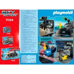 PLAYMOBIL 71144 City Action SWAT-Geländefahrzeug, Konstruktionsspielzeug 19 PLAYMOBIL 71144 City Action SWAT-Geländefahrzeug, Konstruktionsspielzeug -Spielwarenladen PLAYMOBIL 71144 City Action SWAT Gel ndefahrzeug Konstruktionsspielzeug@@1888956 8