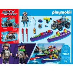 PLAYMOBIL 71147 City Action SWAT-Multi-Terrain-Quad, Konstruktionsspielzeug -Spielwarenladen PLAYMOBIL 71147 City Action SWAT Multi Terrain Quad Konstruktionsspielzeug@@1888946 7
