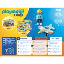 PLAYMOBIL 71159 1.2.3 Flugzeug, Konstruktionsspielzeug -Spielwarenladen PLAYMOBIL 71159 1 2 3 Flugzeug Konstruktionsspielzeug@@1848028 4