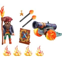 Spielwarenladen -Spielwarenladen PLAYMOBIL 71189 Pirat mit Kanone Konstruktionsspielzeug@@1888929 1