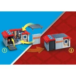 PLAYMOBIL 71193 City Action Mitnehm-Feuerwehrstation, Konstruktionsspielzeug -Spielwarenladen PLAYMOBIL 71193 City Action Mitnehm Feuerwehrstation Konstruktionsspielzeug@@1849628 2