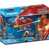 PLAYMOBIL 71195 City Action Feuerwehr-Hubschrauber, Konstruktionsspielzeug -Spielwarenladen PLAYMOBIL 71195 City Action Feuerwehr Hubschrauber Konstruktionsspielzeug@@1849630