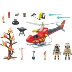 PLAYMOBIL 71195 City Action Feuerwehr-Hubschrauber, Konstruktionsspielzeug -Spielwarenladen PLAYMOBIL 71195 City Action Feuerwehr Hubschrauber Konstruktionsspielzeug@@1849630 1