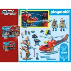 PLAYMOBIL 71195 City Action Feuerwehr-Hubschrauber, Konstruktionsspielzeug -Spielwarenladen PLAYMOBIL 71195 City Action Feuerwehr Hubschrauber Konstruktionsspielzeug@@1849630 5
