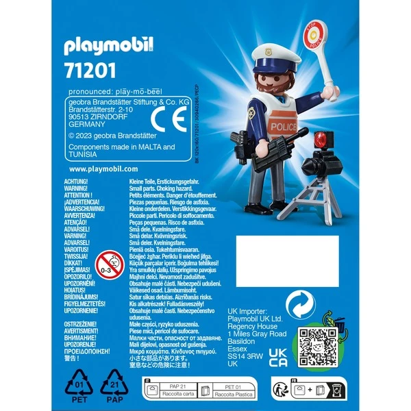 PLAYMOBIL 71201 PLAYMO-Friends Verkehrspolizist, Konstruktionsspielzeug 4 PLAYMOBIL 71201 PLAYMO-Friends Verkehrspolizist, Konstruktionsspielzeug – Bild 2
