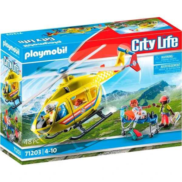 PLAYMOBIL 71203 City Life - Rettungshelikopter, Konstruktionsspielzeug 3 PLAYMOBIL 71203 City Life - Rettungshelikopter, Konstruktionsspielzeug