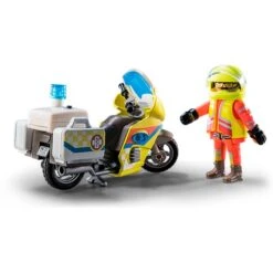 PLAYMOBIL 71205 Notarzt-Motorrad Mit Blinklicht, Konstruktionsspielzeug -Spielwarenladen PLAYMOBIL 71205 Notarzt Motorrad mit Blinklicht Konstruktionsspielzeug@@1888949 1