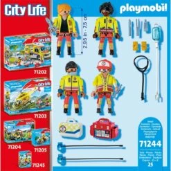 PLAYMOBIL 71244 City Life - Rettungsteam, Konstruktionsspielzeug -Spielwarenladen PLAYMOBIL 71244 City Life Rettungsteam Konstruktionsspielzeug@@1888977 4