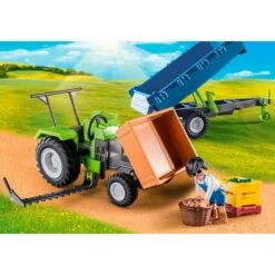 PLAYMOBIL 71249 Traktor Mit Hänger, Konstruktionsspielzeug -Spielwarenladen PLAYMOBIL 71249 Traktor mit H nger Konstruktionsspielzeug@@1888993 4