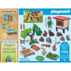 PLAYMOBIL 71252 Kaninchenstall, Konstruktionsspielzeug -Spielwarenladen PLAYMOBIL 71252 Kaninchenstall Konstruktionsspielzeug@@1888995 3