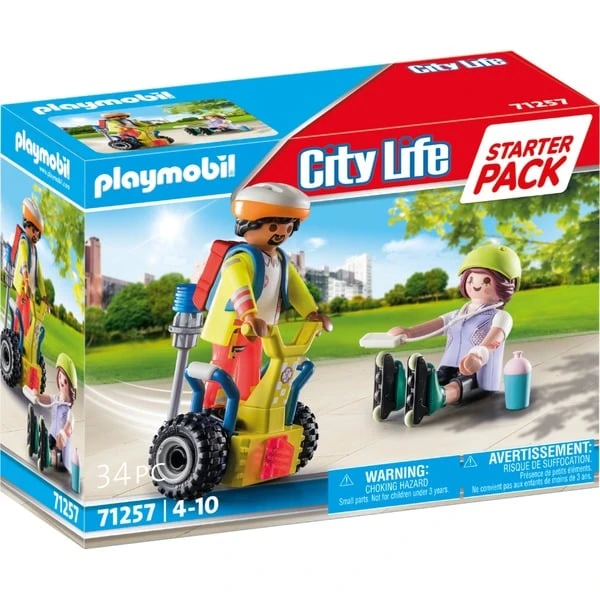 PLAYMOBIL 71257 City Life Starter Pack Rettung Mit Balance-Racer, Konstruktionsspielzeug
