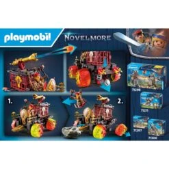 PLAYMOBIL 71299 Novelmore Burnham Raiders - Feuerkampfwagen, Konstruktionsspielzeug -Spielwarenladen PLAYMOBIL 71299 Novelmore Burnham Raiders Feuerkampfwagen Konstruktionsspielzeug@@1889045 11