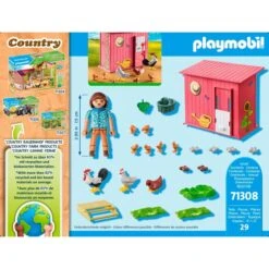 PLAYMOBIL 71308 Hühner Mit Küken, Konstruktionsspielzeug -Spielwarenladen PLAYMOBIL 71308 H hner mit K ken Konstruktionsspielzeug@@1889114 4