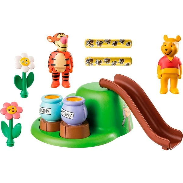 PLAYMOBIL 71317 1.2.3 & Disney: Winnies & Tiggers Bienengarten, Konstruktionsspielzeug 4 PLAYMOBIL 71317 1.2.3 & Disney: Winnies & Tiggers Bienengarten, Konstruktionsspielzeug – Bild 2