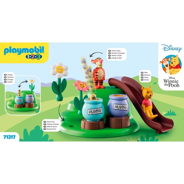 PLAYMOBIL 71317 1.2.3 & Disney: Winnies & Tiggers Bienengarten, Konstruktionsspielzeug 8 PLAYMOBIL 71317 1.2.3 & Disney: Winnies & Tiggers Bienengarten, Konstruktionsspielzeug – Bild 6